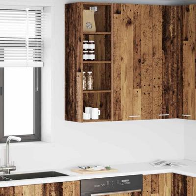Hangkast Riga Oud Hout 30 x 29,5 x 100 cm Bewerkt hout