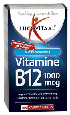 Lucovitaal Vitamine B12 1000mcg 180 Kauwtabletten