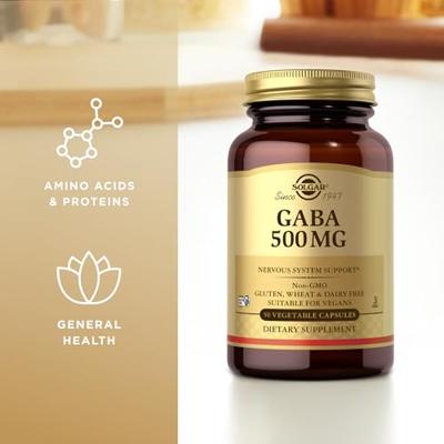Solgar GABA 500 mg Capsules