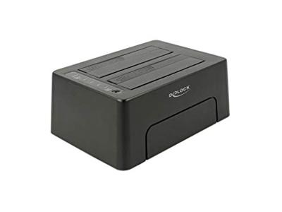 Delock 63957 USB Type-C 10 Gbps dockingstation voor 2 x SATA HDD/SSD met kloonfunctie