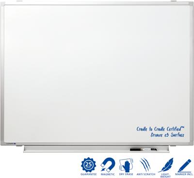 Whiteboard legamaster prof 90x120cm magn emaille