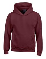 Gildan G18500K Heavy Blend™ Youth Hooded Sweatshirt - Maroon - S (116/128) - thumbnail