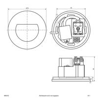 EVN W800102 W800102 LED-wandinbouwlamp LED Wit - thumbnail