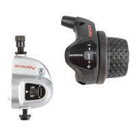 Shimano Shifter rechts nexus 3speed 1700 mm zwart - thumbnail