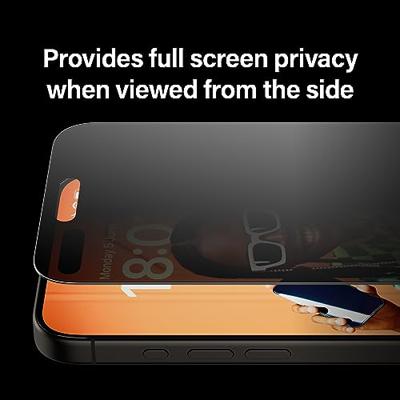 PanzerGlass Privacy P2812 Screenprotector (folie) Apple iPhone 15 Pro Max 1 stuk(s) Meekijkbescherming PanzerGlass Privacy P2812 Screenprotector (folie) Apple iPhone 15 Pro Max 1 stuk(s) Meekijkbescherming