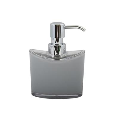 MSV Zeeppompje|dispenser Aveiro - PS kunststof - lichtgrijs - 14 cm MSV Zeeppompje|dispenser Aveiro - PS kunststof - lichtgrijs - 14 cm