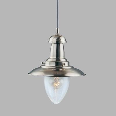 Searchlight Ø 18cm hanglampFisherman Mat zilver - 5787SS