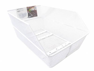 Basil cento - fietsmand - achterop - wit