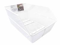 Basil cento - fietsmand - achterop - wit - thumbnail