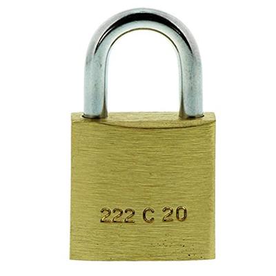 Burg Wächter 29921 Hangslot 20 mm Gelijksluitend Messing Sleutelslot