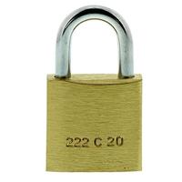Burg Wächter 29921 Hangslot 20 mm Gelijksluitend Messing Sleutelslot - thumbnail