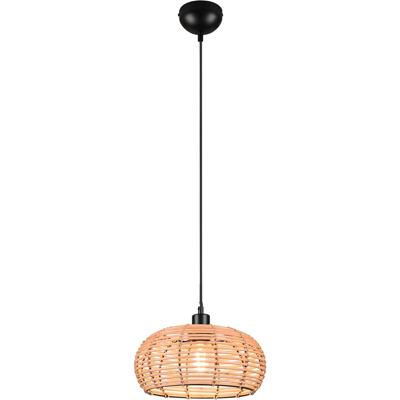 Trion Irene LED Hanglamp - Houten Design - E27 Fitting - 1-Lichts