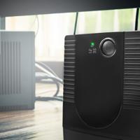 Qoltec 53772 UPS Line-interactive 0,65 kVA 360 W 1 AC-uitgang(en) - thumbnail