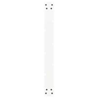 Eettafelpoten 2 st U-vormig 80x(72-73) cm staal wit - thumbnail