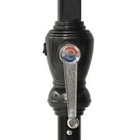 Parasol met LED's en stalen paal 2x3 m zwart - thumbnail