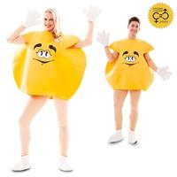 M&M Kostuum Volwassenen Geel - thumbnail
