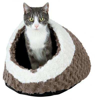 TRIXIE KATTENMAND IGLO KALINE TAUPE / CREME 35X26X41 CM TRIXIE KATTENMAND IGLO KALINE TAUPE / CREME 35X26X41 CM