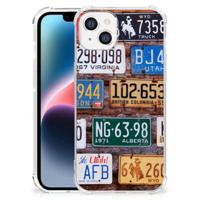 Apple iPhone 14 Plus Anti-shock Hoesje met foto Kentekenplaten - thumbnail