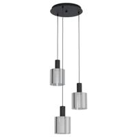 Eglo 3-lichts hanglampGorosiba met smoke glas - 98754 - thumbnail