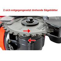 Holzmann Maschinen DBS125 Zaag met dubbel blad Zaagdiepte 90° (max.) 31 mm 1200 W - thumbnail