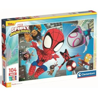 Clementoni legpuzzel maxi spidey and his amazing, 104st.