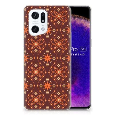 OPPO Find X5 Pro | TPU bumper | Batik Brown