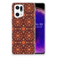 OPPO Find X5 Pro | TPU bumper | Batik Brown - thumbnail