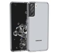 Casecentive Shockproof case Samsung Galaxy S21 black transparant - thumbnail