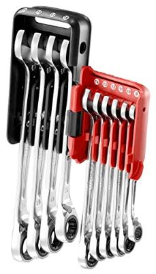 Facom Anti-Slip Ringsteeksleutelset met ratel in Houder - 10-delig - 467B.JP10PB - thumbnail