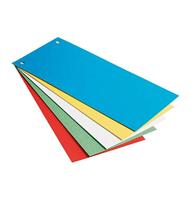 Leitz Scheidingsblad 16796099 25 stuks/pak Karton Afmeting, breedte:240 mm Afmeting, hoogte:105 mm Oranje, Wit, Blauw, Groen, Geel 25 stuk(s) - thumbnail