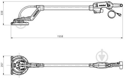 Metabo LSV 5-225 schuurmachine voor het schuren van grote vlakken - 600103000