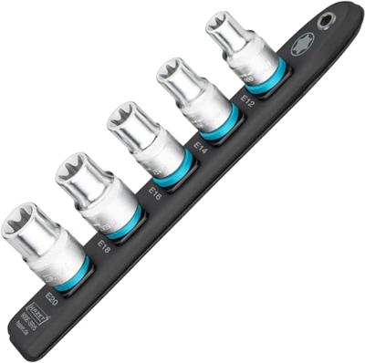 Hazet 900E-SR/5 Buiten-Torx Houderstrip 5-delig Vierkant, 1/2 (12.5 mm) Hazet 900E-SR/5 Buiten-Torx Houderstrip 5-delig Vierkant, 1/2 (12.5 mm)