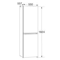 ETNA KOELKAST COMBI BOTTOM KCV182NWIT koel-vriescombinatie Vrijstaand Wit - thumbnail