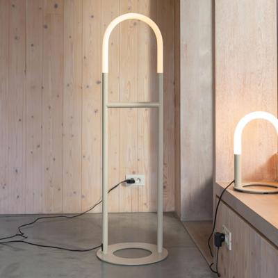 Zuiver Vloerlamp 'Arch' 135cm, kleur Beige