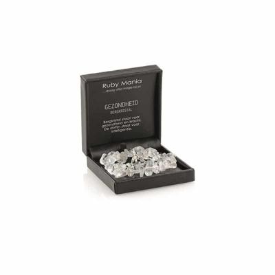 Edelsteen Armband Bergkristal Trommelstenen Ruby Mania Edelsteen Armband Bergkristal Trommelstenen Ruby Mania