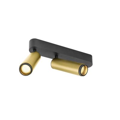 SLV OpbouwspotGrip! M 2-lichts goud 3000K - 1009083