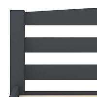 Bedframe massief grenenhout donkergrijs 120x200 cm - thumbnail