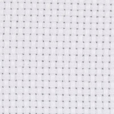 Creativ Company Aida, afm 50x50 cm, 43 vierkanten per 10 cm, wit, 1 stuk