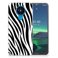 Nokia 1.4 | TPU Hoesje | Zebra - thumbnail