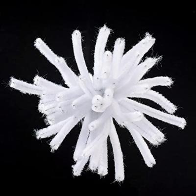 Vaessen Creative • chenilledraden 6mm 50st. 30cm wit