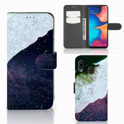 Samsung Galaxy A30 | Book Case | Sea in Space