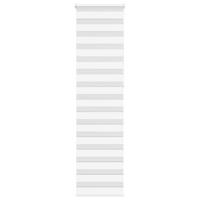 VidaXL Zebra rolgordijn 55x230 cm stofbreedte 50,9 cm polyester wit - thumbnail
