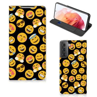 Samsung Galaxy S21 | Hoesje met Magneet | Emoji