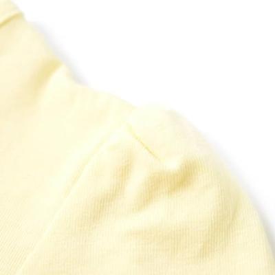 Kindershirt rolschaats 92 zachtgeel - thumbnail
