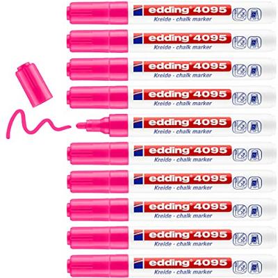 Krijtstift edding 4095 rond 2-3mm neon roze | 10 stuks Krijtstift edding 4095 rond 2-3mm neon roze | 10 stuks