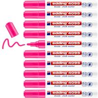 Krijtstift edding 4095 rond 2-3mm neon roze | 10 stuks - thumbnail