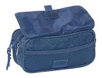 Pennenetui met 3 vakken Donald Blauw 21,5 x 10 x 8 cm - thumbnail