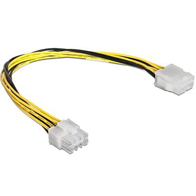 Delock 83342 Verlängerungskabel Stromversorgung 8 Pin EPS Stecker > Buchse 30cm