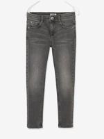 Slim fit jongensjeans Morphologik "waterless" heupomtrek SMALL denim donkergrijs - thumbnail