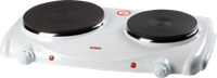 Domo elektrische kookplaat, 1000-1500W, wit - thumbnail